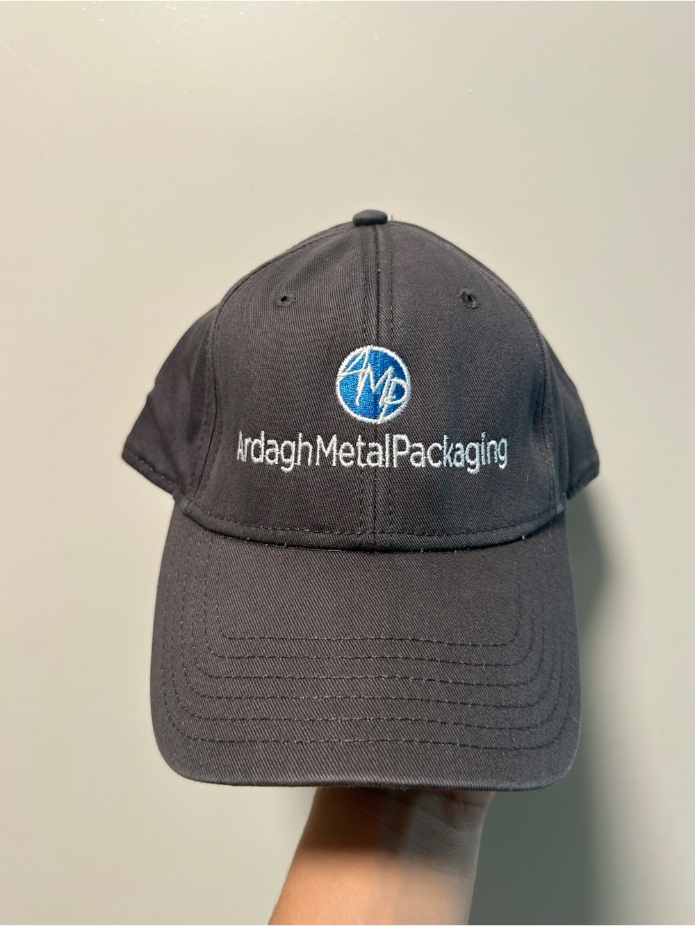 Gray Logo Baseball Cap